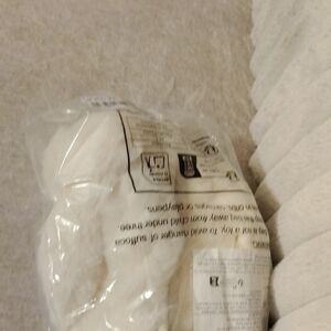 Elegant White Decorative Pillow